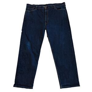 Levis 550 Jeans Mens Sz 48x34 (46x33) Blue Relaxed Fit Stretch High Rise *FLAW*